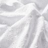 Batiste de coton Dentelle brodée Couronnes de fleurs – blanc,  thumbnail number 3