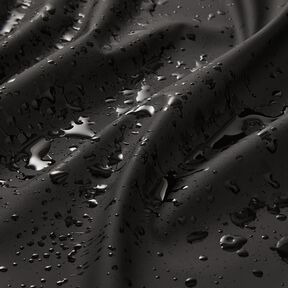Tissu pour vestes de pluie uni – noir, 
