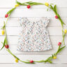 Tissu double gaze de coton Vrilles de fleurs romantiques – blanc,  thumbnail number 5