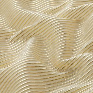 Rayures organza lurex – écru/or, 