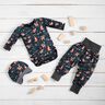 Jersey coton Animaux en automne Impression numérique  – bleu nuit,  thumbnail number 6