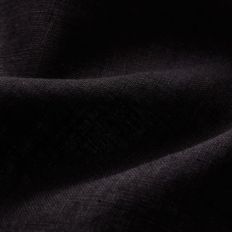 Lin mélangé léger prélavé – noir,  image number 3