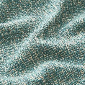 Tissu de revêtement tissé multicolore – pétrole légère/taupe clair, 