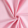 Tissu en coton Vichy à carreaux 0,2 cm – rose/blanc,  thumbnail number 3