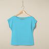 Jersey coton Medium uni – turquoise,  thumbnail number 6