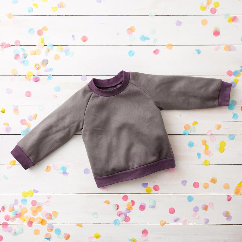 Bord-côte uni – prune,  image number 4