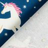 Tissu de décoration Licornes dansantes Glow in the Dark – bleu océan/rose,  thumbnail number 4