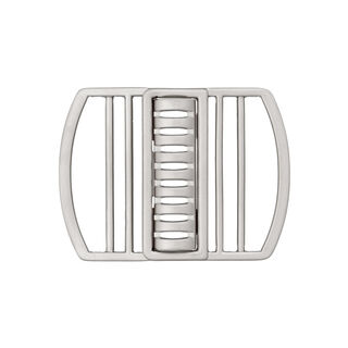Boucle pour ceinture élastique [50 mm] - argent métalliqueé, 