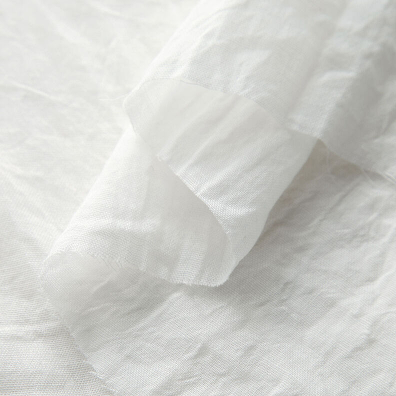 Voile mélangé froissé – blanc,  image number 3