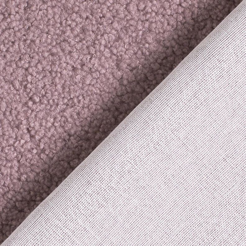 Tissu de revêtement Aspect peau de mouton – gris mauve, image number 3