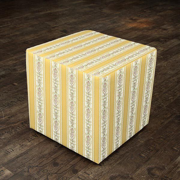 Tissu d’ameublement jacquard Rayures Biedermeier – crème/jaune,  image number 6