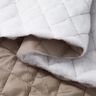 Doublure matelassée en losanges – taupe,  thumbnail number 6