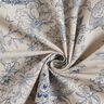Tissu de décoration Semi-panama Paons romantiques – nature/bleu,  thumbnail number 3