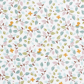 Cretonne Petites branches – blanc, 
