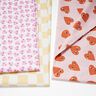 Tissu en coton Cretonne Grands cœurs – rosé/rouge,  thumbnail number 5