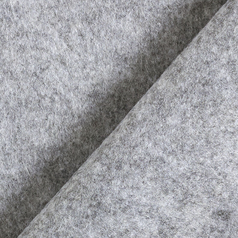 Feutrine mélangé 180 cm / 1,5 mm d’épaisseur – gris clair,  image number 3