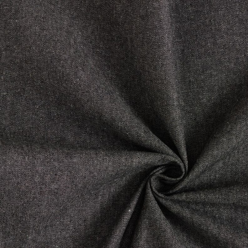 Denim de coton moyen – noir,  image number 1