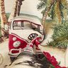 Tissu de décoration Gobelin VW Bulli – nature/rouge,  thumbnail number 4