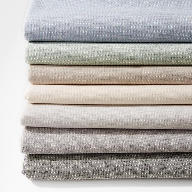 Tissu de décoration jacquard recyclé – argent,  image number 4