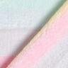 Polaire douillet Rayures arc-en-ciel pastel – jaune clair/rose,  thumbnail number 4