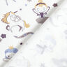 Jersey coton Fée licorne et arc-en-ciel – blanc/bleu jean,  thumbnail number 5