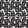Tissu viscose Graphiques rétro – noir/blanc,  thumbnail number 1