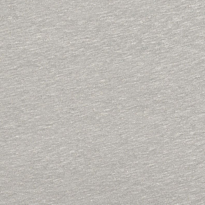 Jersey de lin chiné scintillant – gris éléphant/argent,  image number 1