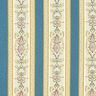 Tissu d’ameublement jacquard Rayures Biedermeier – crème/bleu,  thumbnail number 1
