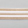 Ruban élastique à rayures [40 mm] – blanc/or,  thumbnail number 1