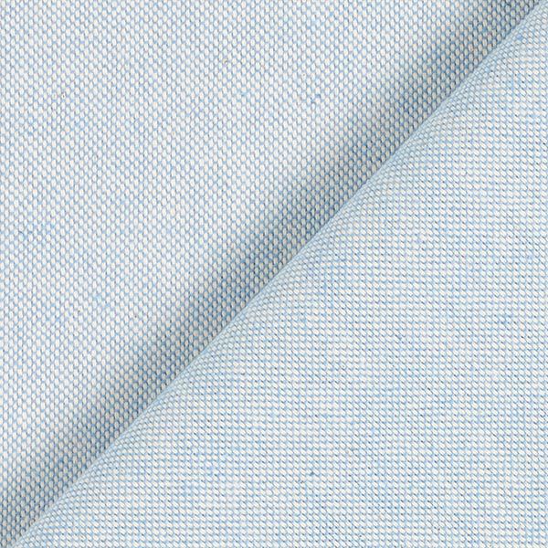 Tissu déco chambray semi-panama recyclé – bleu clair/nature,  image number 3