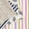 Tissu en coton Cretonne fleurs délicates – blanc/vieux rose,  thumbnail number 5