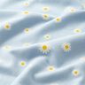 Jersey gaufré marguerites – bleu argenté,  thumbnail number 2