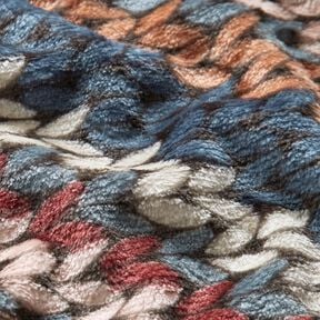 Polaire douillet Torsades – bleu/gris,  Polaire douillet Torsades – bleu/gris,