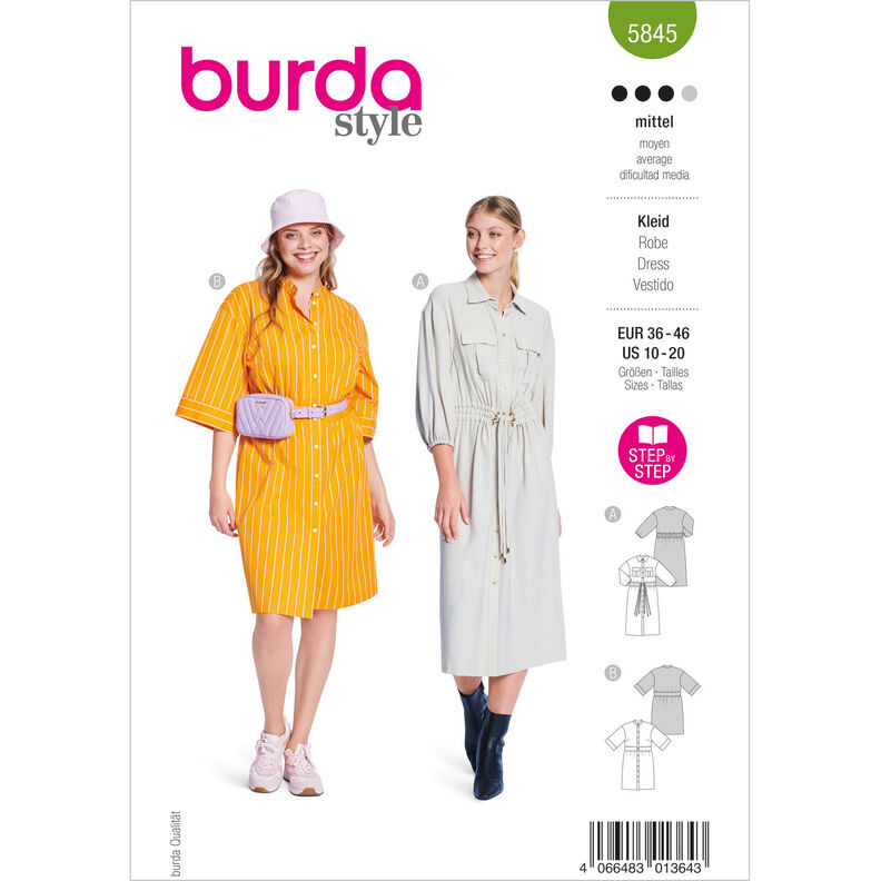 Robe | Burda 5845 | 36-46,  image number 1
