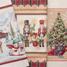 panneau décoratif Gobelin Sapin de Noël – carmin/beige clair,  thumbnail number 5
