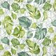 Tissu décoratif Toile grandes feuilles de monstera – blanc/vert herbe,  thumbnail number 1