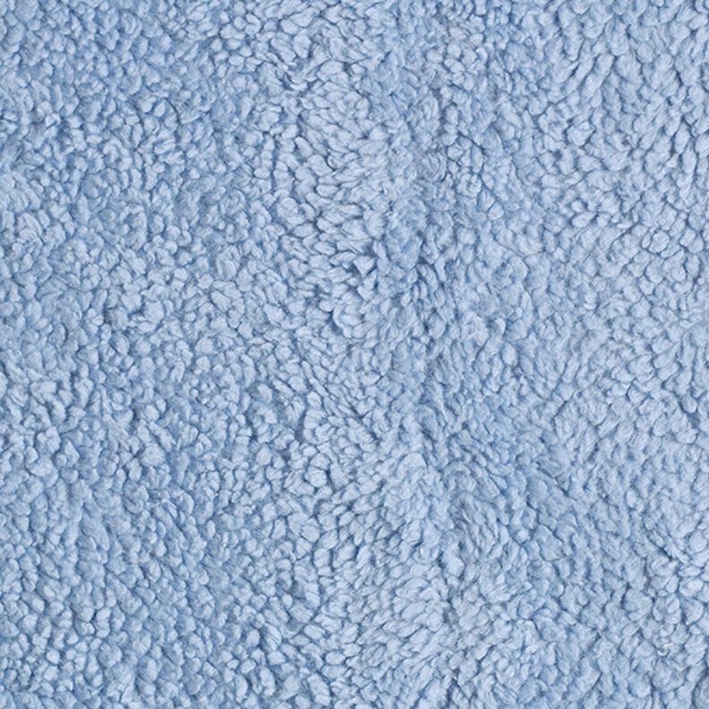 Coton sherpa uni – bleu clair,  image number 1