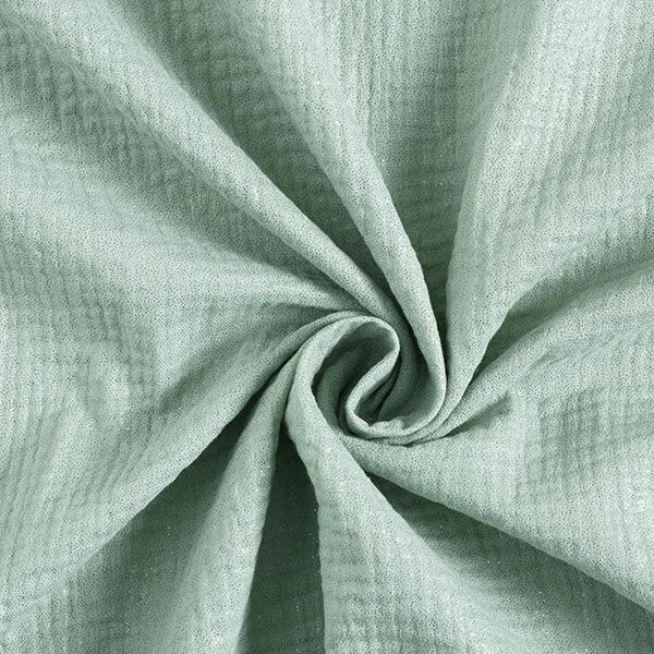 Tissu double gaze de coton fins points scintillants| by Poppy – roseau,  image number 1