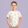 GOTS Jersey coton Lapin et fleur Impression numérique – ivoire,  thumbnail number 7