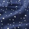 Chambray Petits cœurs – bleu marine/écru,  thumbnail number 2