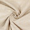 Tissu en coton Vichy - 0,2 cm – marron clair,  thumbnail number 2