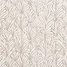 Coton enduit feuilles de palmier abstraites &ndash; taupe/ivoire,  thumbnail number 1