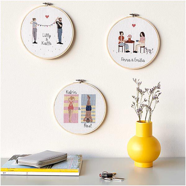 Kit broderie Girlfriend & Boyfriend | Rico Design, image number 4