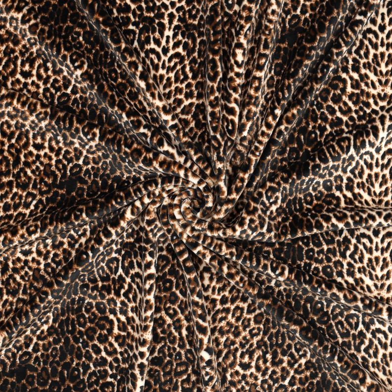 Tissu Nicki Motif léopard imprimé – crème/noir,  image number 3