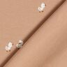 Jersey coton poussin – marron clair,  thumbnail number 4
