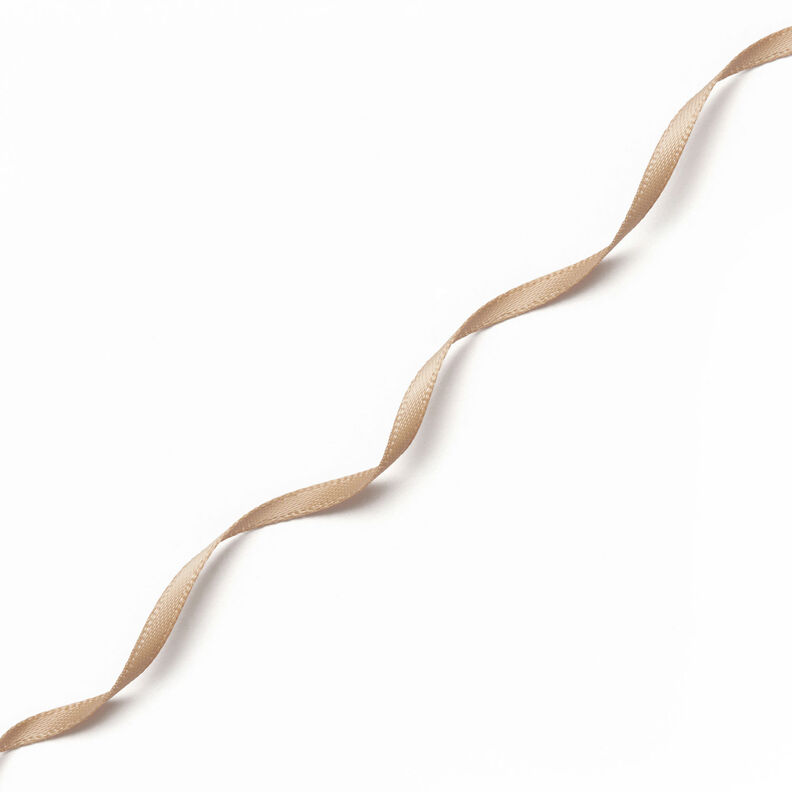 Ruban de satin [3 mm] – beige,  image number 2