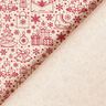 Tissu en coton Cretonne motifs de Noël – nature/carmin,  thumbnail number 4