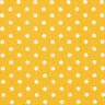 Popeline coton Grands pois – moutarde/blanc,  thumbnail number 1