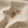 Tissu de décoration Semi-panama Petits renards – nature/caramel,  thumbnail number 2
