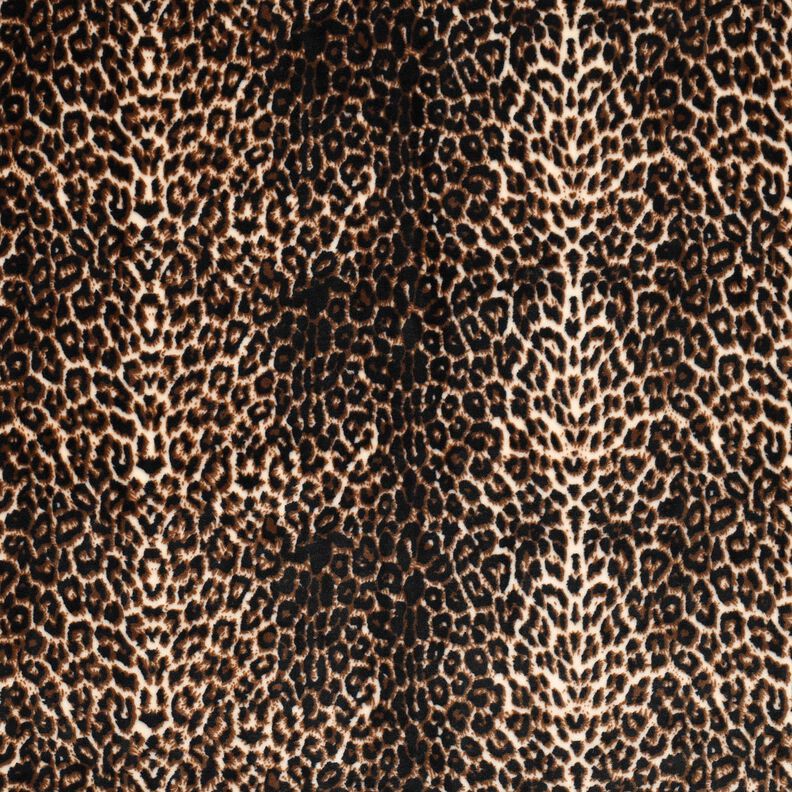 Tissu Nicki Motif léopard imprimé – crème/noir,  image number 1